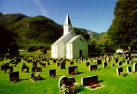 Tønjum Church in Tønjum Norway, Photo by Chris Tingom